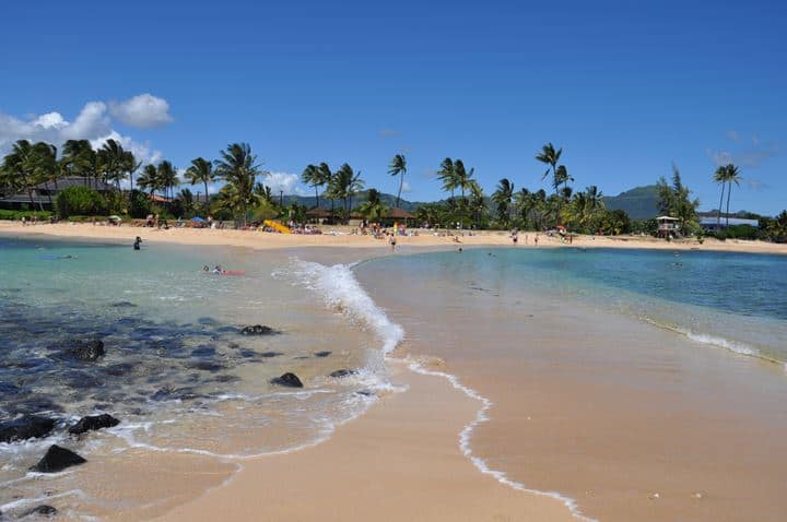 Poipu Beach, Kauai, Hawaii, Kauai beaches, Hawaii beaches, best beaches of Hawaii, top beaches in Hawaii, beach travel, beach travel destinations