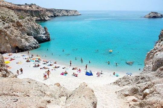 Tisgrado Beach, Milos, Cyclades Islands, Cyclades Travel, best beaches of Cyclades Islands, Cyclades Islands best beaches, Best Beaches in the Cyclades