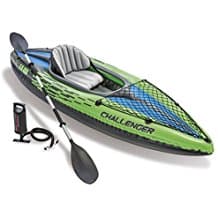 Intex Challenger K1 Kayak, 1 Person Inflatable Kayak, ocean kayaks, beach water sports, kayaking at the beach, kayak accessories, inflatable kayaks, hardshell kayaks