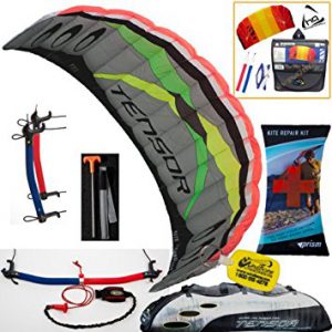 Prism Tensor 5.0 Power Foil Kite, learn how to kite surf, kite surfing, kite boarding, water sports at the beach, best beaches, beach vacations, beach destinations