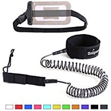 Unigear Premium 10' coiled SUP Leash w/Waterproof Wallet, SUP paddleboarding, SUP paddle boarding, stand up paddle boarding, inflatable SUP paddle boards, hard SUP paddle boards, best water sports for the beach, beach vacation