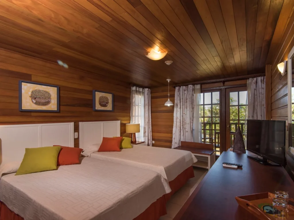 Villa Caprice Cayo Largo private bungalows pool and guest room near the beach in Cuba