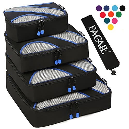 4 Set Packing Cubes,Travel Luggage Packing Organizers with Laundry Bag Or Toiletry Bag, cruise travel essentials, all about cruises, best cruise deals, best priced cruises, cruise vacation, last minute cruises.
