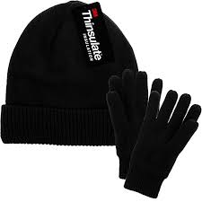 DG Hill Mens Winter Hat Gloves Set 3M Thinsulate Fleece Lining Beanie, What to take on an Alaska Vacation
