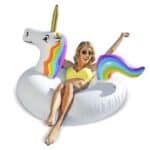 Go Floats Unicorn Pool Float, floatables for the beach, best floatables, best floaties
