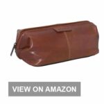  leather-toiletry-kit-for-traveling, gifts for frequent travelers, frequent traveler gift Ideas