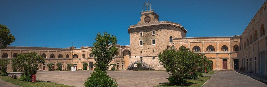 Forte Michelangelo fortress in Civitavecchia near the cruise port in Italy