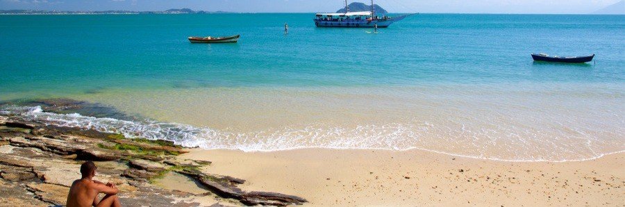 Praia de Azedinha in Búzios Brazil | Beach Travel Destinations Crystal-clear water and golden sand at Praia de Azedinha in Búzios, Brazil.