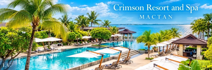 Luxury resort infinity pools overlooking the ocean, surrounded by tropical palm trees, elegant sun loungers, white umbrellas, and open-air pavilions.