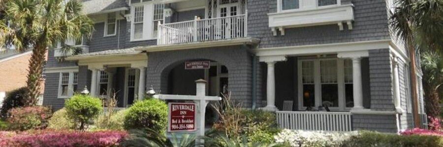 Historic Riverdale Inn in Jacksonville featuring classic architecture, wraparound porches, and charming gardens.