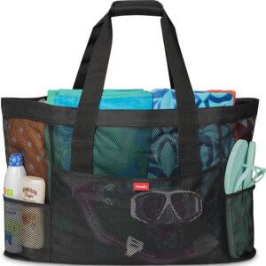 F-color Mesh Beach Bag, The Best Rated Beach Essentials, Best Beach Gear