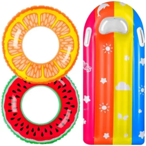 Best Inflatable Toys For the Beach, Auney 3 Pack Pool Floats For Kids