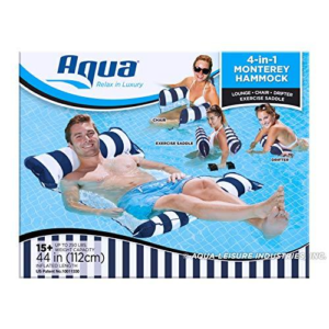 Best Inflatable Toys For the Beach, Aqua Original 4-in-1 Monterey Hammock Pool Float