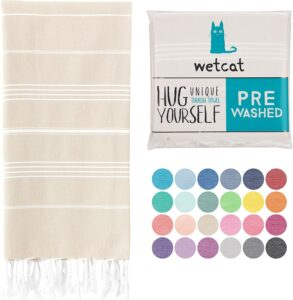 WETCAT Turkish Beach Towel (Multiple Colors Available), The Best Beach Towels, Best Beach Gear