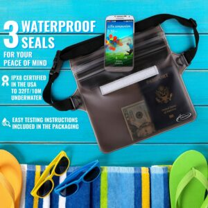 AiRunTech Waterproof Pouch with Waist Strap (2 Pack), The Best Waterproof Smartphone Case, The Best Beach Gear
