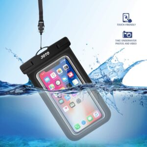JOTO Waterproof Case Universal Phone Holder Pouch (2 Pack), The Best Waterproof Smartphone Case, The Best Beach Gear