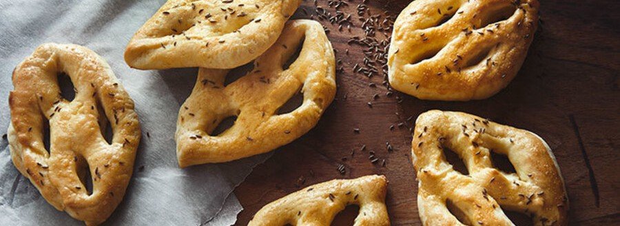 Fastenwähe traditional Swiss bread served during Fasnacht in Basel