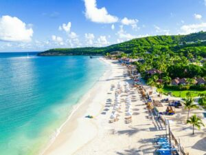 Dickenson Bay Antigua, Best Beach Destinations for Christmas, Christmas Beach Vacations, Christmas Vacations