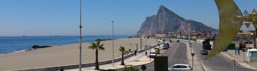 Playa de Levante Benidorm Spain beach with sandy shore and views of Penon de Ifach