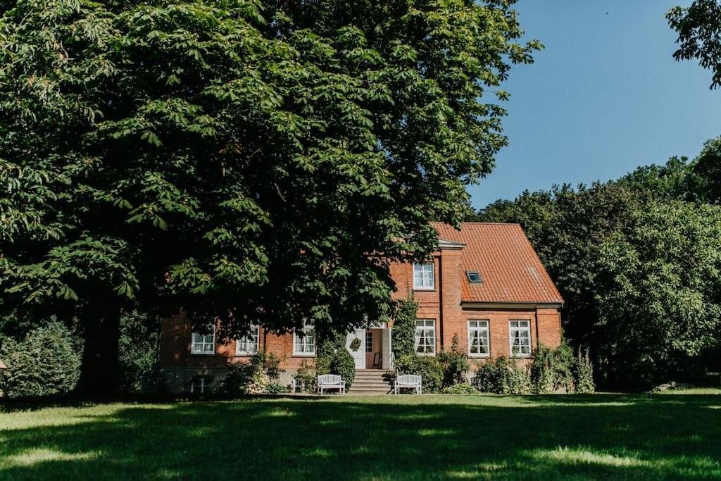 Historic Gutshaus Krimvitz manor house near Putbus on Rügen Island