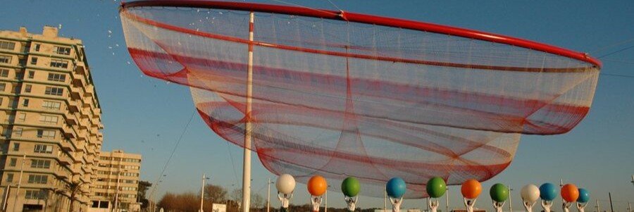 She Changes Anemona sculpture near Matosinhos waterfront Porto