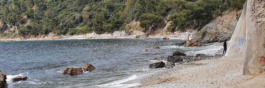 Anse de Méjean rocky beach with clear water and quiet coastal setting near Toulon