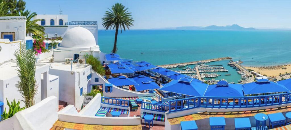 La Goulette Port gateway to Sidi Bou Said in Tunisia