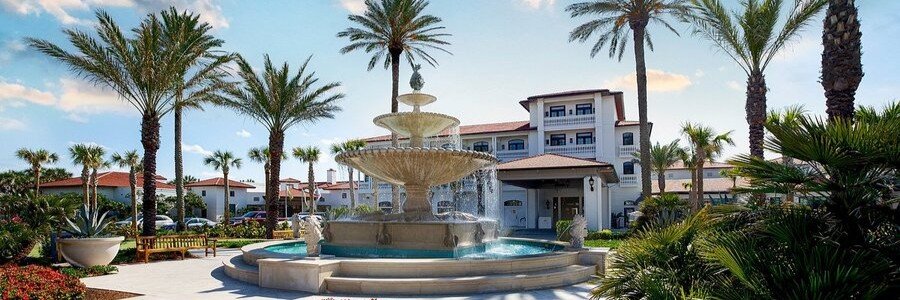 Hilton Garden Inn Jacksonville Ponte Vedra Sawgrass near Sawgrass Village with shopping, restaurants, and golf attractions nearby.