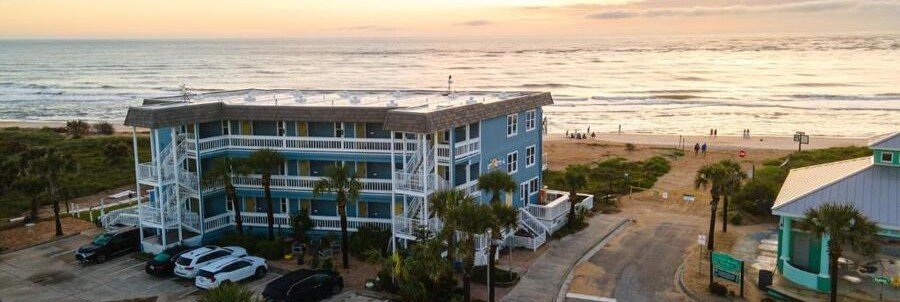 The Saint Augustine Beach House overlooking Vilano Beach in Florida.