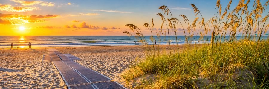 Amelia Island Beach at Sunset