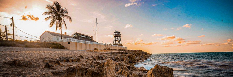 House of Refuge Museum overlooking the Atlantic Ocean in Stuart, Florida